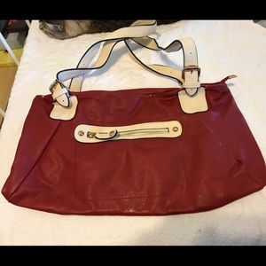 Dark Red Hand Bag. Very Soft Leather